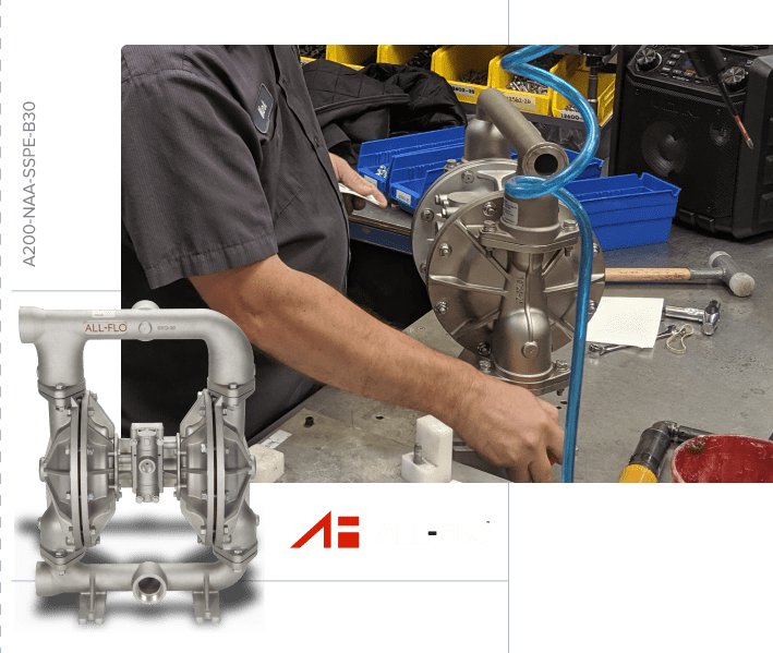 All-Flo Pump in production